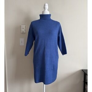 Tuckernuck Pomander Place Vivianne Sweater Mini Dress Blue Womens XS Minimalist
